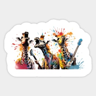 Girafe Band Sticker